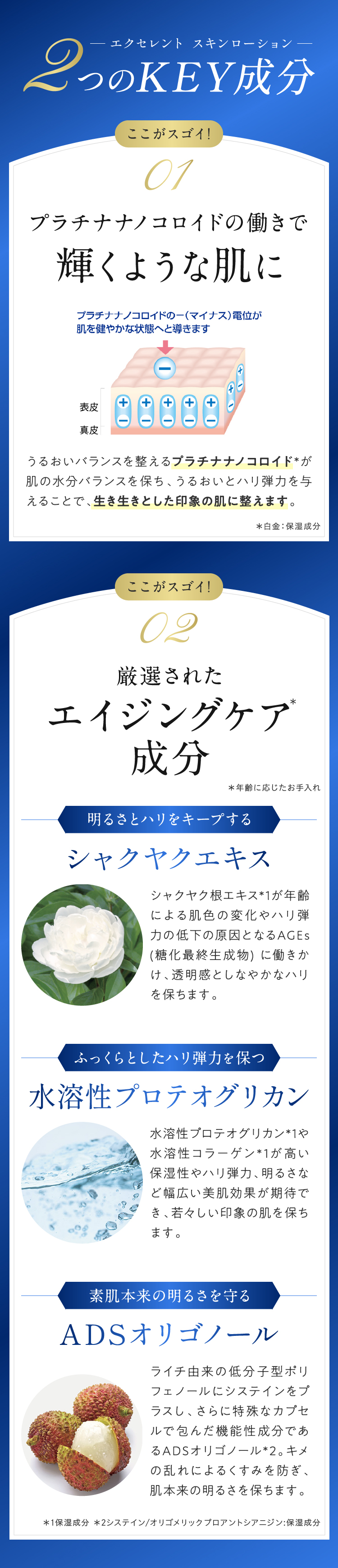 2つのKEY成分
