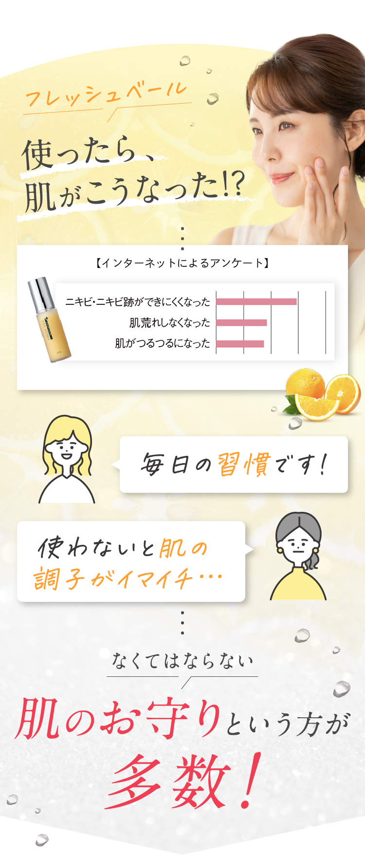 フレッシュベール、使ったらこうなった!?