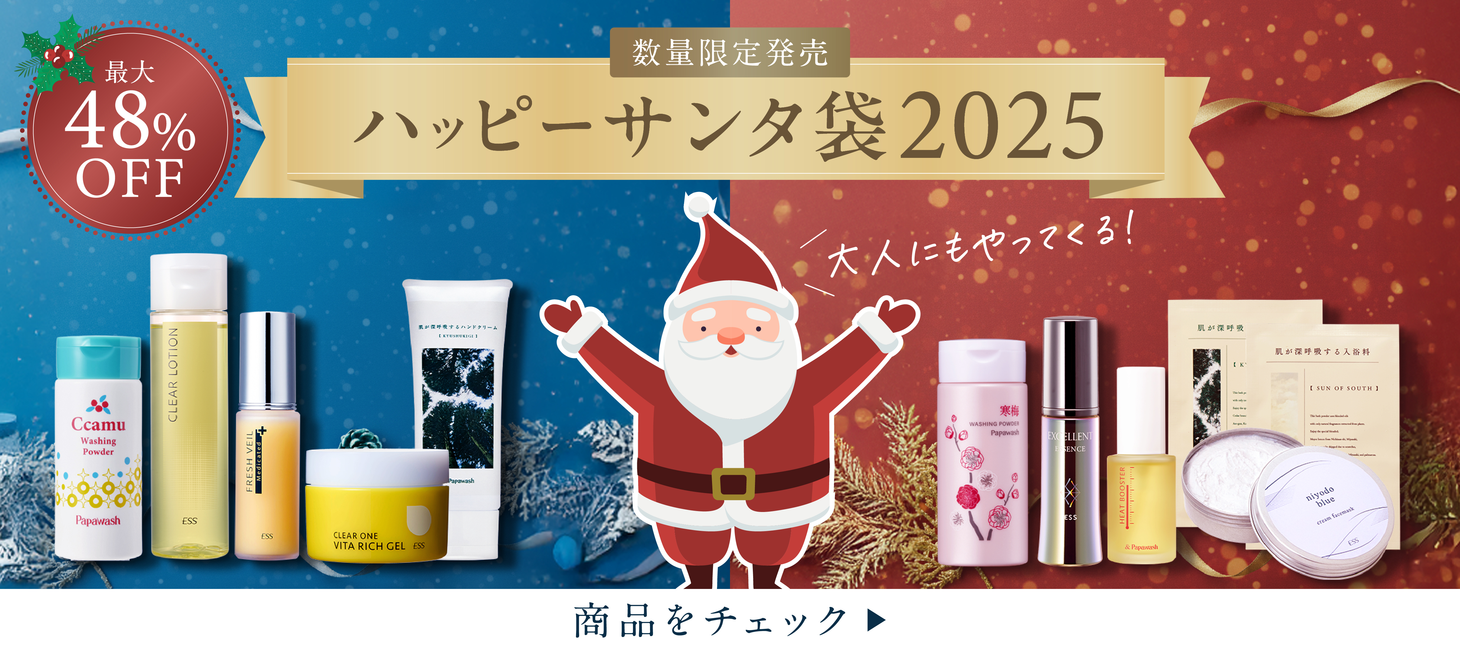 ハッピーサンタ袋2025