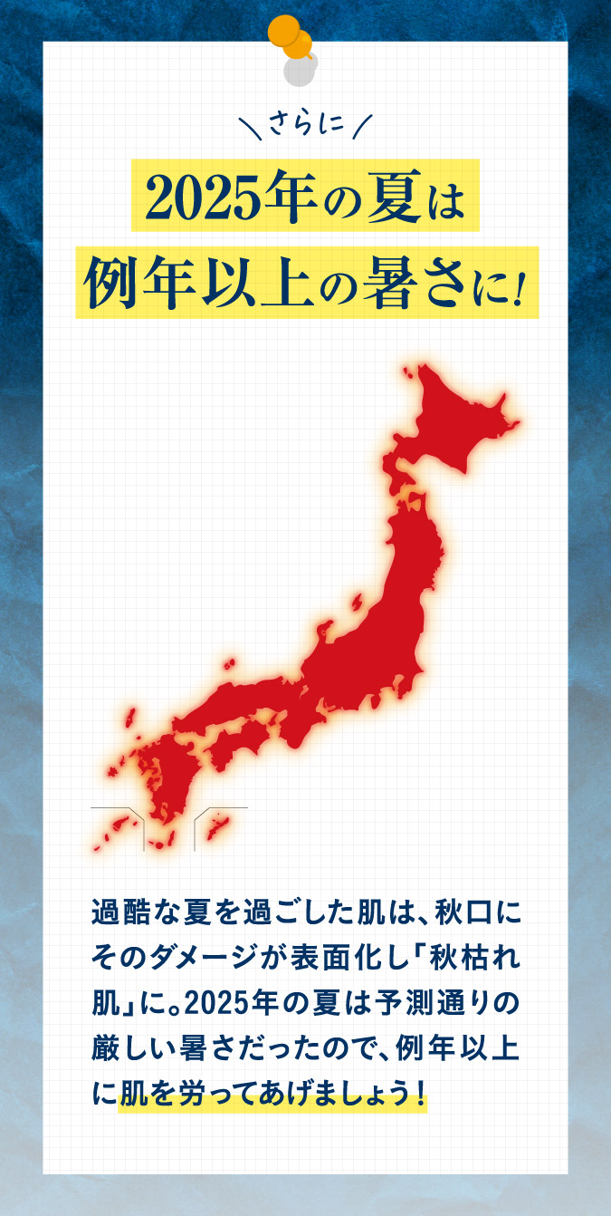 2025年の夏は例年以上の暑さに！