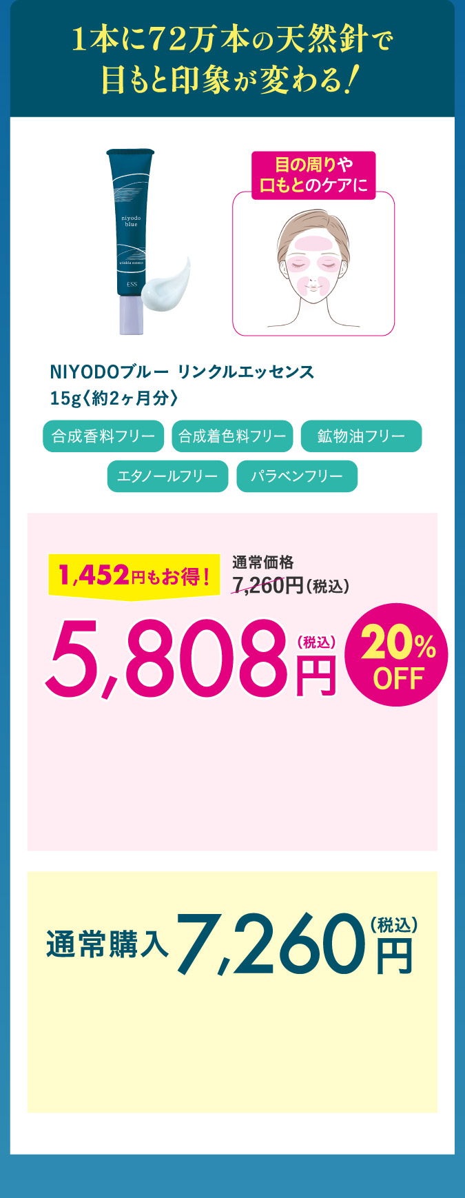 NIYODOブルー　リンクルエッセンス