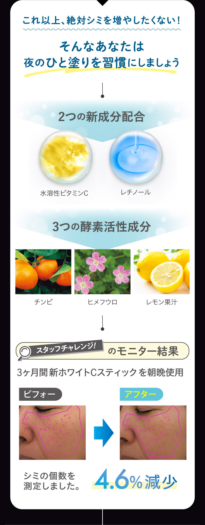 Cスティック成分